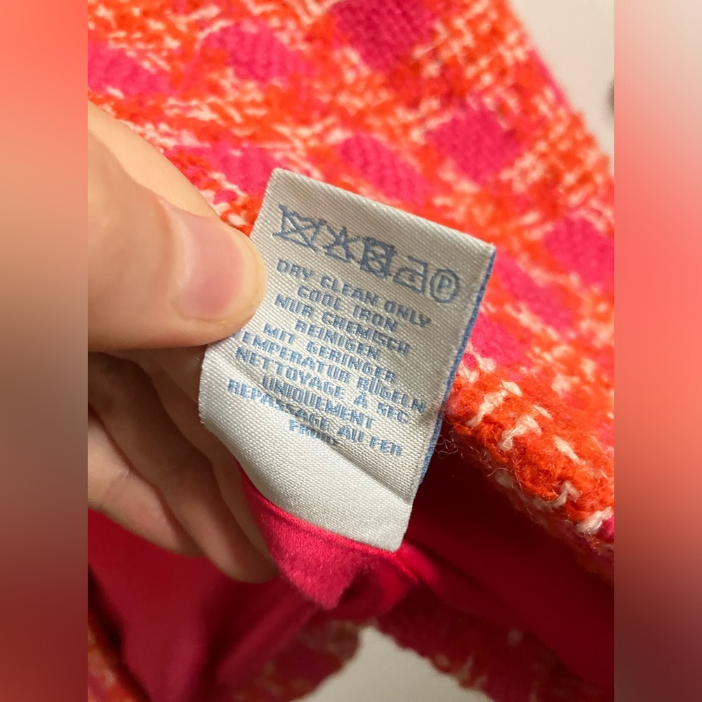 Boden Pink and Orange Woman’s Blazer - Picture 6 of 8